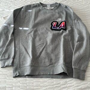 Nike Men's Gray Sweatshirt Size L Worn Once